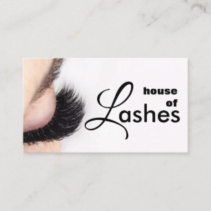  Beauty Salon Spa Lashes Brows Cartão de visita