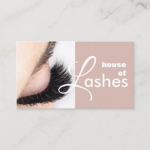  Beauty Salon Spa Lashes Brows Cartão de visita