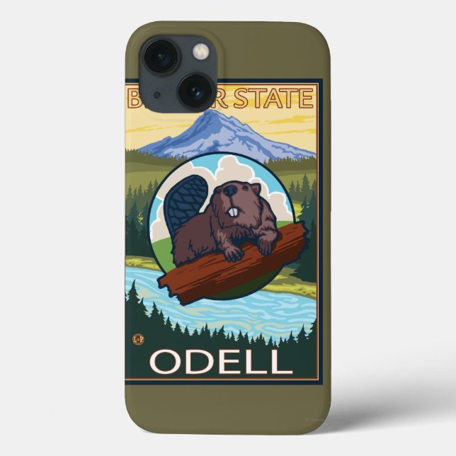 Beaver & Mt. Hood - Odell, Oregon (Verso)