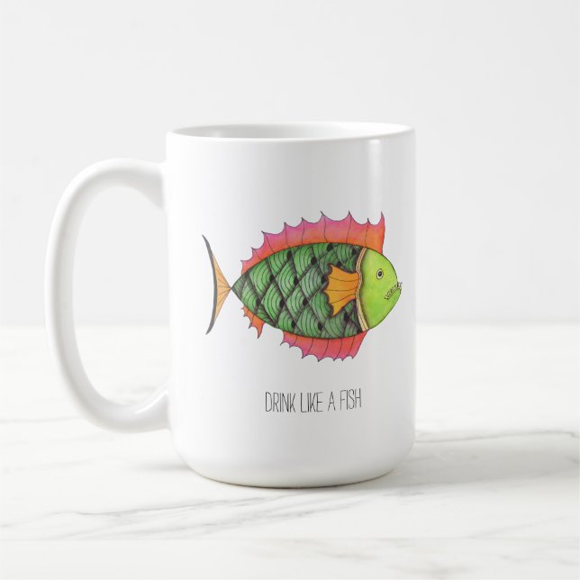 Beba como uma caneca de peixe (Esquerda)