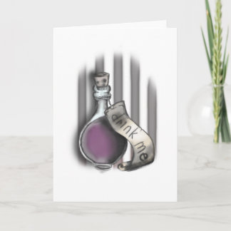 Beba-me - cartão de Alice