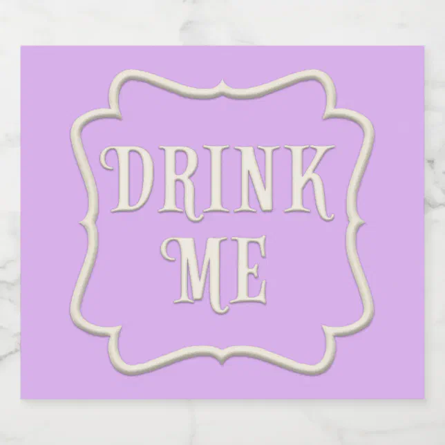 Alice in Wonderland Drink Me Bottle Transparent Background