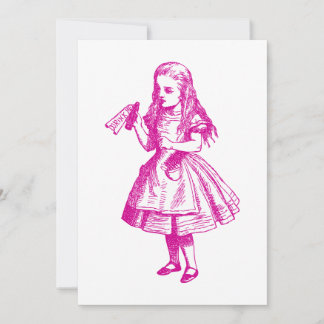 Beba-me rosa com tinta