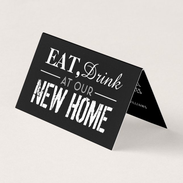 Beba Na Nossa Nova Casa, Mude De Cartão De Endereç (Frente)