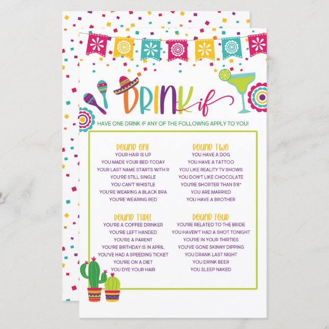 Beba Se Jogo - Fiesta WH (Frente/Verso)