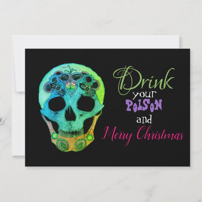 Beba seu veneno e Feliz Convite de Natal (Frente)
