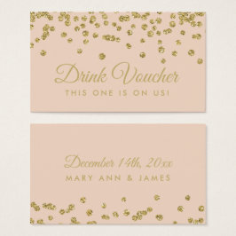 Beba Voucher Dourada Faux Lixiviter Confetti Blush
