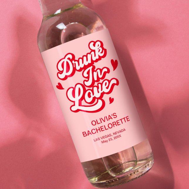 Bebado Apaixonado Por Bachelorette Mini Champagne (Criador carregado)