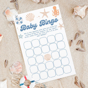Bebê a Bordo Chá de Bebê Jogo de Bingo de Bebê