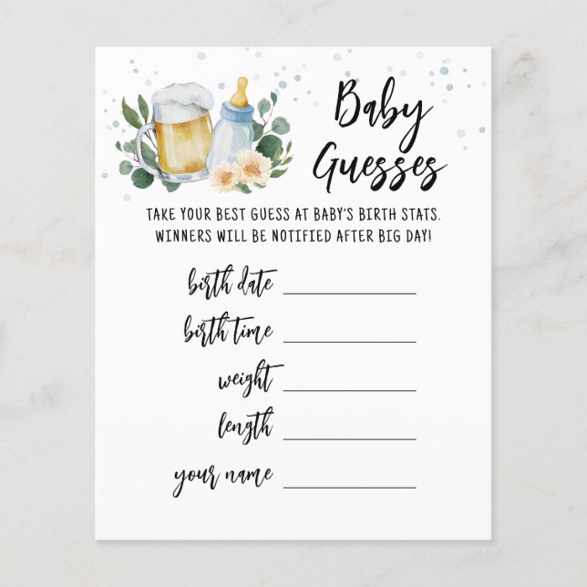 Bebê Adquira Predições O Bebê Verde Está A Comer (Frente)