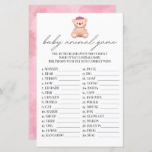 Bebe Animal Game French Bonjour Bebe Watercolor