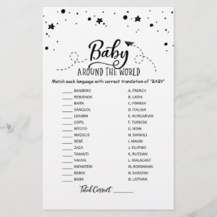 Bebê ao redor do mundo com Chá de fraldas de Res
