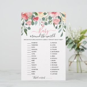 Bebê ao redor do mundo com Chá de fraldas de Respo