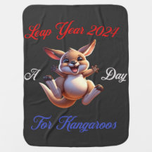 bissexto dia, bissexto ano 2024 cobertor de bebês