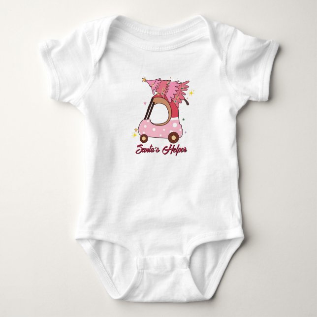 Bebê Body de Natal para Meninas (Frente)