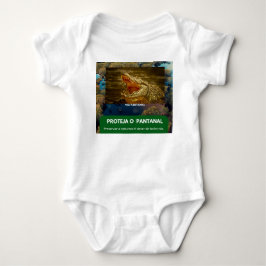 Bebê Body em Jersey para Bebês Jacaré