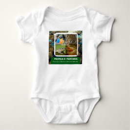 Bebê Body em Jersey para Bebês Pantanal