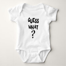 Body Moderno para Anúncio de Bebê: Adivinhe O Quê?
