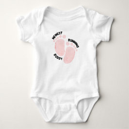 Bebê body para o parceiro de corrida mais novo baby