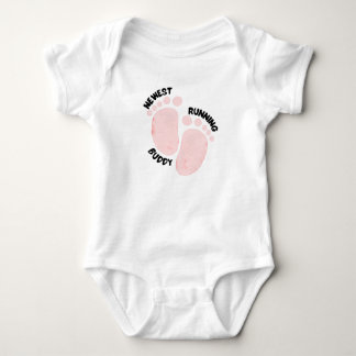 Bebê body para o parceiro de corrida mais novo baby