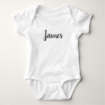 Body personalizado com nome, fonte bonita para bod