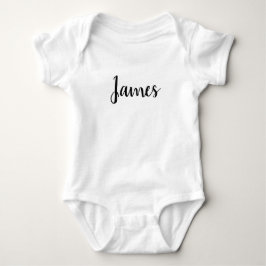 Bebê Body personalizado com nome, fonte bonita para bod