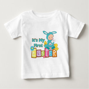 Bebê Bunny Primeira Páscoa T-shirt