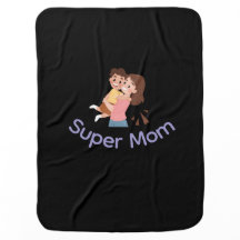Cobertor de bebê (design de Super Mãe).