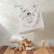 Cobertor de Bebê Pinguim Fofo