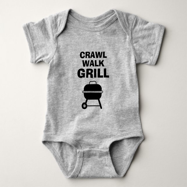 Bebê CRAWL WALK Grill body para bebé divertido futuro c (Frente)