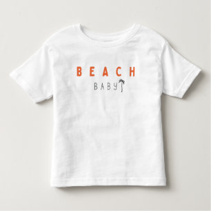 bebê da praia. Camiseta para Crianças