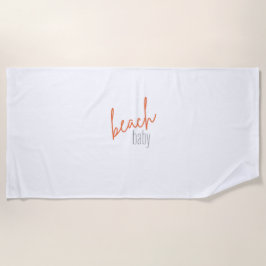 bebê da praia. Toalhas de praia