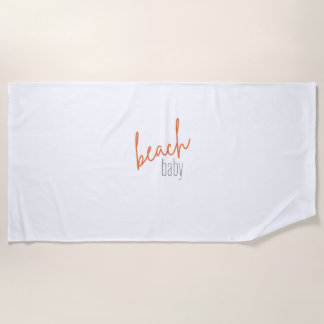 bebê da praia. Toalhas de praia