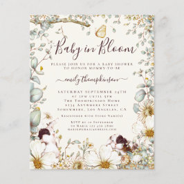 Bebê Da Vintagem Do Orçamento Em Bloomia Creme Con