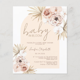 Bebê de Orçamento no Chá de fraldas de Grass Boho