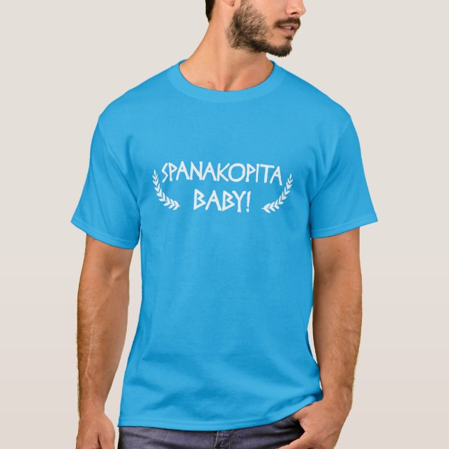 Bebê de Spanakopita! t-shirt (Frente)