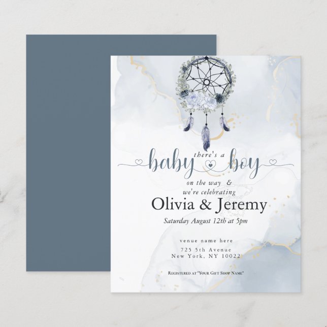 Bebê do Orçamento no Caminho Azul Dusty DreamCatch (Frente/Verso)