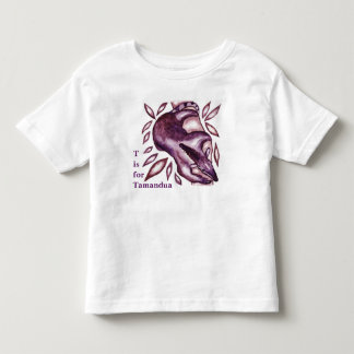 Bebê dos trabalhos de arte de Tamandua e t-shirt