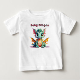 Bebê Dragão Fofo – Camiseta de Fantasia Adorável