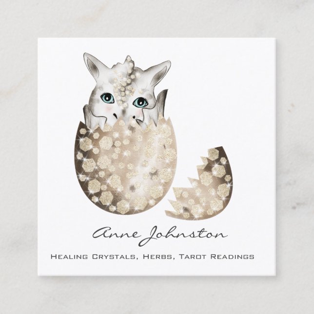 Bebê Dragon Hatchling Cartão de visita (Frente)