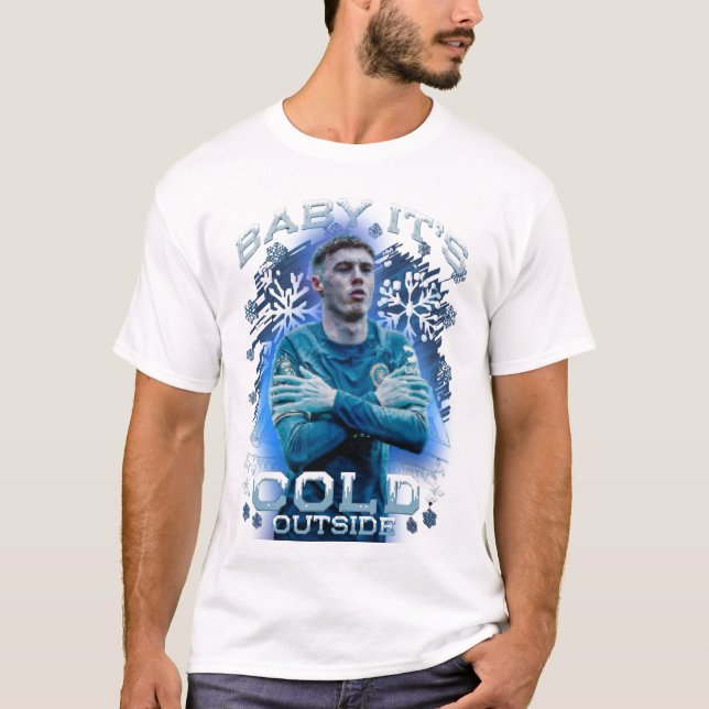 Bebê, é frio fora da camisa do Palmer Cole (Frente)