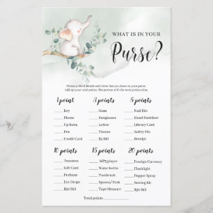 Bebê elefante verde o que está em seu jogo de bols