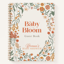 Bebê em Bloho Boho Garota de Flor Selvagem Livro d