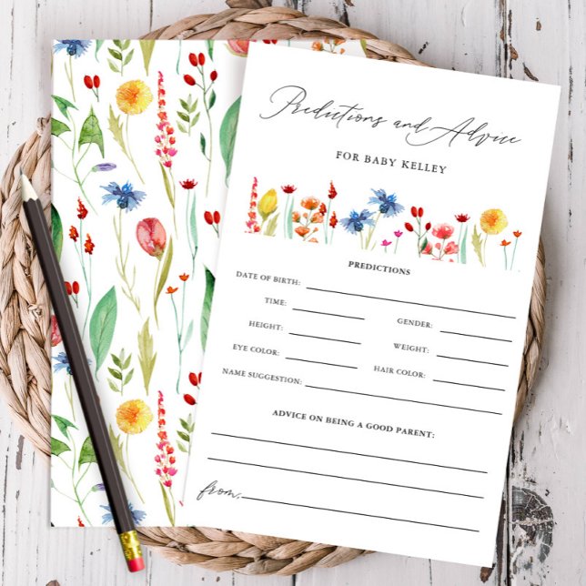 Bebê em Bloom Previsão de Bebês e Cartão de Docume (Criador carregado)