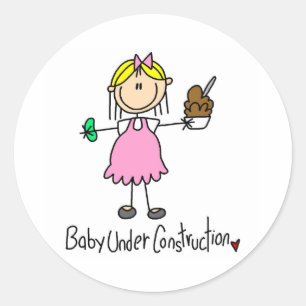 Bebê em Construção Adesivo