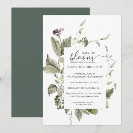 Bebê em Flor | Chás de Bebê com Vegetação Floral L