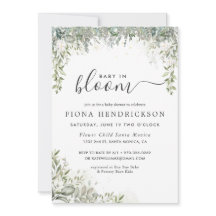Bebê em Flor | Chuvada Floral Branca de Babá