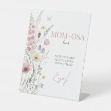 Bebê em Flor Momosa Placa de Flores Silvestres