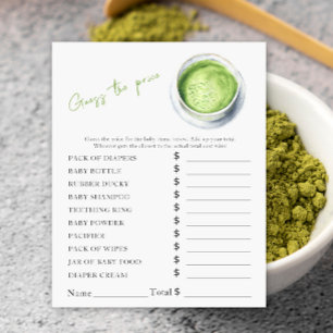 Bebê está criando matcha - Jogo de Adivinhação de