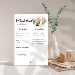 Bebê está criando previsão de Chá de fraldas de ca